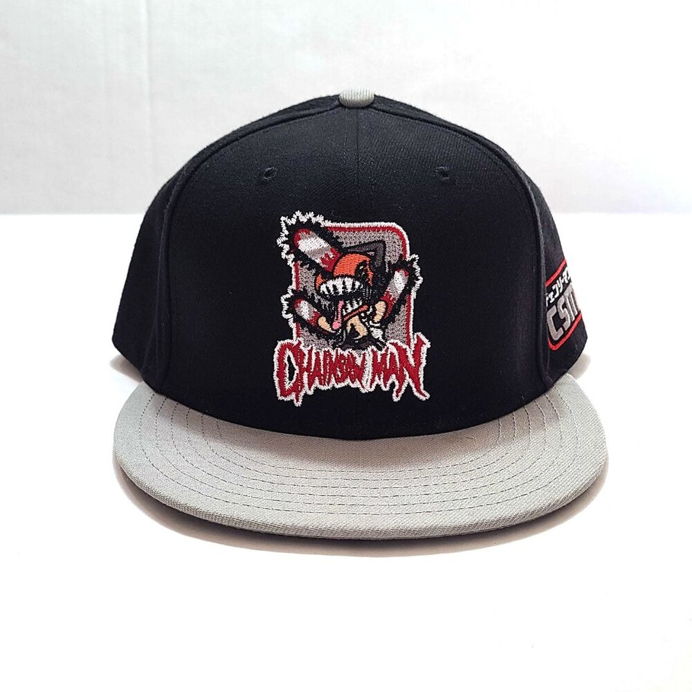 Chainsaw Man Japanese Animation Flat Bill Snapback Hat